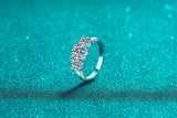 Super 18KGP Sterling Silver Moissanite Diamonds Rings for Women,  European and American Fashion style Fine Jewellery