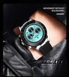 New Top Brand Luxury Quartz Waterproof Luminous Auto Date Chronograph Sport Business Watches for Men - The Jewellery Supermarket