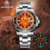 Top Brand Popular Quartz 200M Waterproof Super Luminous Luxury AD2089 Stainless Steel Silicone Strap Wristwatches