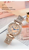 New Arrival Simple Elegant Luminous Zircon Diamonds Inlaid Quartz Watches for Women - Ideal Gifts