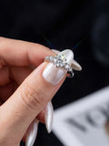 Marvelous 1CT VVS1 D Colour Moissanite Diamond Engagement Ring Fine Jewellery