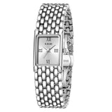 New Arrival Fashion Casual Luxury New Watches for Women Waterproof Square Dial Steel Belt Quartz Wrist Watches