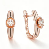 14 Karat Gold Filled Luxury Geometry AAA Zircon Diamonds Drop Earrings Fashion Jewellery
