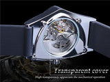 New Arrival Transparent Automatic WatchLuxury Silicone Strap Waterproof Luminous Fashion Mechanical Watches for Men