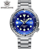 Automatic Dive Stainless Steel 300m Water Resistant Ceramic Bezel Sport Tuna Watch