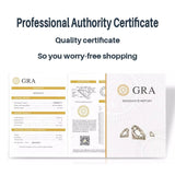 Elegant Jewellery Three Stone Moissanite Diamonds 18KGP Silver Engagement Wedding Ladies Rings with GRA Certificate