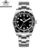 Luxury Men's  200m Luminous Ceramic Bezel Bubble Mirror Glass Diver's Quartz Watches