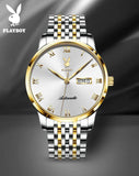 Famous Brand Business Classic Automatic Mechanical Dual Calendar Auto Date Waterproof Watches for Men