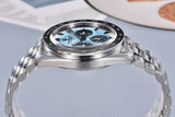 Luxury Chronograph AR Sapphire Mirror Ceramic Bezel New Moon Men's Quartz Watches