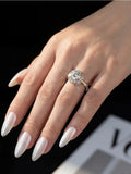 Luxury 1CT VVS1 D Colour Moissanite Diamond Ring Fine Jewellery