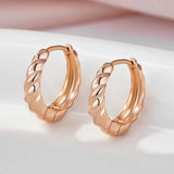 14 Karat Gold Filled Rounded Earrings For Women Daily Wear Jewellery