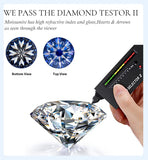 Charming Round VVS1 D Colour Moissanite Diamond Fine Jewellery Ring