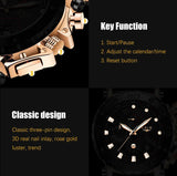 New Arrival Luxury Mens Watches - Original Case Large Dial  Sports Business Wristwatches for Men - Ideal Gifts - The Jewellery Supermarket