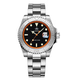 Luxury Stainless Steel Black Dial Green Bezel AD2040 20Bar Waterproof BGW9 Luminous Quartz Mens Wristwatches