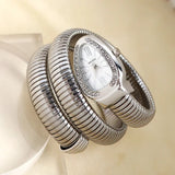 Awesome Unique Design Cross-Border Snake Shape Women's Fashion Watch - Creative Quartz Bracelet Watch