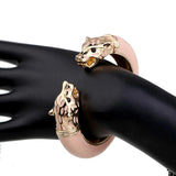 New Unique Design Luxury Enameled Colorful Wolf Bangle Statement Cuff Bracelet - Fashion Jewellery for Women - The Jewellery Supermarket