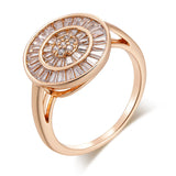 Fabulous 14K Gold Filled AAA Zircon Diamonds Full Paved Ring Fine Jewellery