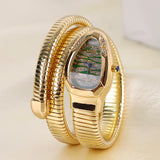 Classic Unique Snake Head  Fashion Retro Style Luxury Cubic Diamonds Bling Women's Watches - Ideal Gifts