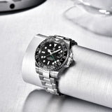 Luxury Brand New Arrival Luxury Mechanical Wristwatch Stainless Steel GMT Watch Sapphire Glass Men Watches