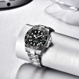 Luxury Famous Brand Sapphire Glass AR Coating Automatic with New Japan NH34 GMT Men Mechanical Watches for Men