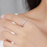 Stunning  VVS1 D Colour 100% Moissanite Diamond Eternity 925 Sterling Silver Wedding Engagement Rings for Women