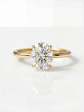 Stunning 1-2 Carat  Oval VVS1 D Colour Moissanite Diamond Engagement Wedding Ring