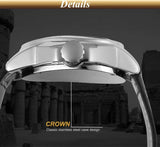 New Arrival Top Brand Luxury Creative Racing and Triangle Design Silver Skeleton Dial Automatic Mechanical Watches