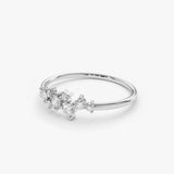 Remarkable GRA Certified Full Moissanite Diamonds Engagement Wedding Ladies Rings 925 Sterling Silver Fine Jewellery