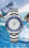 New 200M Waterproof Quartz Watch Sapphire Crystal BGW9 Luminous Ceramic Bezel Stainless Steel Diving Watch