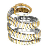 New Bangle Stainless Steel 316L High Quality Snake Design Dress Wristwatch