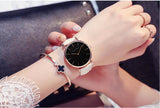 Top Brand Elegant Fashion Simple Low Price Quartz Movement Leather Strap Women Analog Waterproof Wristwatches