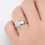 Brilliant D Colour VVS1 Moissanite Diamonds Ladies Rings Engagement Wedding S925 Sterling Silver Fine Jewellery