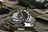 Popular Top Luxury Brand Sports Quartz Military Sapphire Glass Waterproof Stainless Steel Multi Function Wristwatch