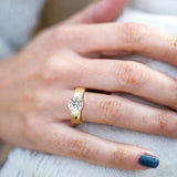 Brilliant D Colour VVS1 Moissanite Diamonds Ladies Rings Engagement Wedding S925 Sterling Silver Fine Jewellery