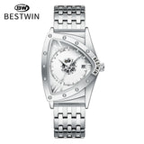 New Arrival Triangle Design Golden Waterproof Stainless Steel Men Sports Quartz Watches - Popular Choice