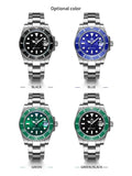 Luxury Brand 316L Stainless Steel Super Luminous Ceramic Bezel 200m Waterproof Classic Diving  Quartz Watch for Men