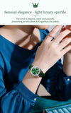 Original Luxury Brand Zircon Diamonds Dial Quartz Women Watches Fashion Business Bracelet Waterproof Wristwatch