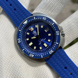 Famous Brand SD1970 White Date Background 200M Wateproof NH35 6105 Turtle Automatic Diver Watch