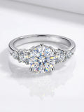 Marvelous 1CT VVS1 D Colour Moissanite Diamond Engagement Ring Fine Jewellery