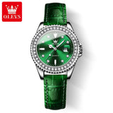 Original Luxury Brand Zircon Diamonds Dial Quartz Women Watches Fashion Business Bracelet Waterproof Wristwatch
