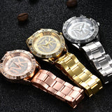 New Arrival Luxury Brand Gold Stainless Steel Crystal Diamond Women Watches - Ideal Presents - The Jewellery Supermarket