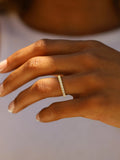 Admirable VVS1 D Colour Moissanite Diamond Stackable Solitaire Ring