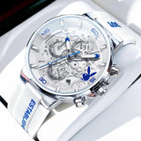 New Arrival Luxury Original Silicone Strap Fashion Quartz Waterproof Luminous Sports Top Brand Men's Wrist Watches
