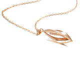 Fine 14K Gold Filled Geometry Natural AAA Zircon Diamonds Romantic Long Pendant Necklace