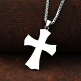 New Skull Cross Charm Stainless Steel Gothic Skull Cross Soul Skeleton Necklace for Men Women Fashion Punk Biker Jewellery - The Jewellery Supermarket