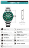 Automatic Mechanical MIYOTA 8215 Waterproof Stainless Steel Sapphire Dive Watch