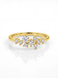 Fashion 0.1CT VVS1 D Colour Moissanite Diamonds Ring Fine Jewellery