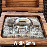 Dome High Polish Finish 2-10MM  White Tungsten Wedding Couple Rings Comfort Fit