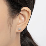 Premium 0.2-3ct Moissanite Diamonds Sterling Silver Unisex Stud Earrings