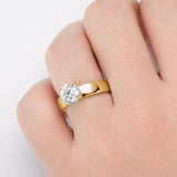 Brilliant D Colour VVS1 Moissanite Diamonds Ladies Rings Engagement Wedding S925 Sterling Silver Fine Jewellery